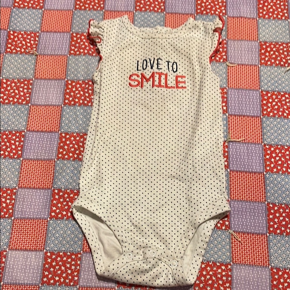 🎉Love to Smile Polka Dot Kids One Piece. E420